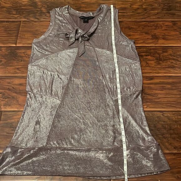 Y2K Marc By Marc Jacobs Brown Metallic Tunic - Picture 7 of 9